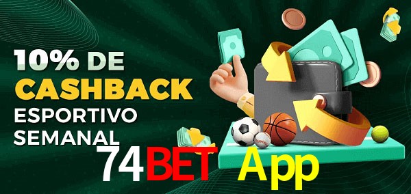10% de bônus de cashback na 74Bet App