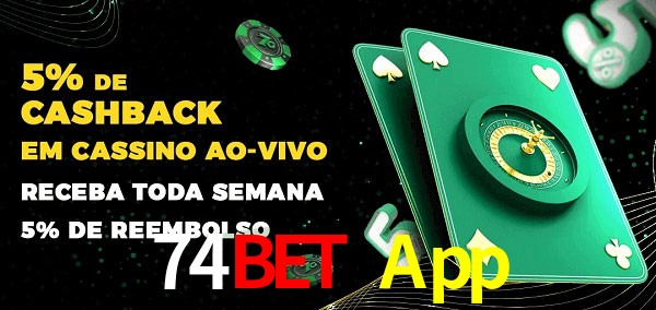 Promoções do cassino ao Vivo 74Bet App